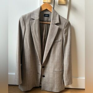 Kookaï Plaid Checkered Blazer
